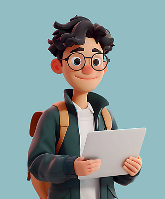 PSD 편집이미지 남자 대학생 3D캐릭터 한명 들기 상반신 성인 노트북 태블릿 3D 디지털합성 성인남자한명만 안경낌 편집소스 너드 편집3D 캐릭터 1 학생 안경 모션 사람 전자제품 스마트기기 남자한명만 성인남자만 파일형식