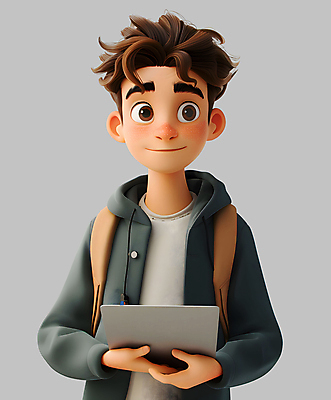 PSD 편집이미지 남자 대학생 3D캐릭터 한명 들기 상반신 성인 노트북 태블릿 3D 디지털합성 성인남자한명만 편집소스 너드 편집3D 캐릭터 1 학생 모션 사람 전자제품 스마트기기 남자한명만 성인남자만 파일형식