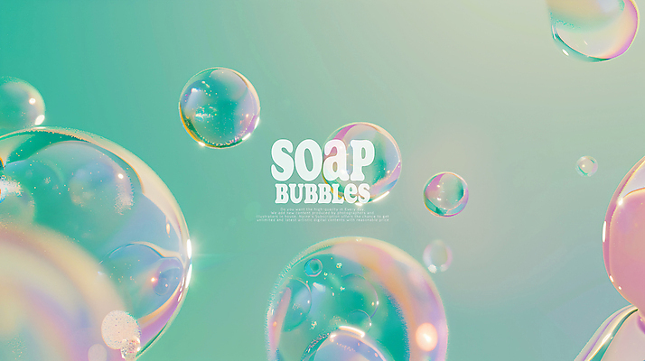 PSD 편집이미지 백그라운드 하늘 사람없음 비눗방울 파스텔톤 이미지편집 컬러 파일형식