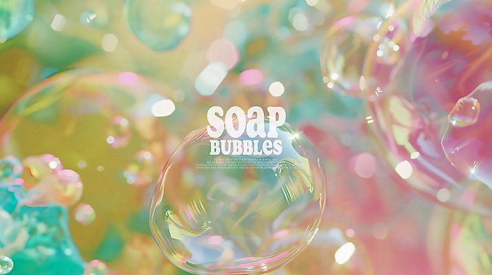 PSD 편집이미지 백그라운드 사람없음 비눗방울 파스텔톤 이미지편집 컬러 파일형식