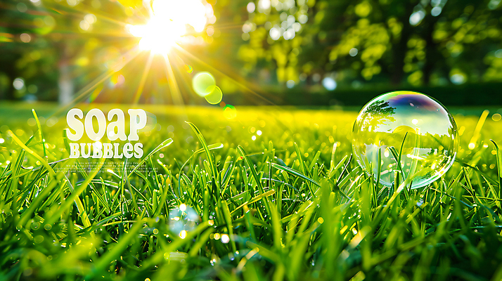 PSD 편집이미지 백그라운드 잔디 사람없음 햇빛 비눗방울 보케 이미지편집 식물 태양 파일형식