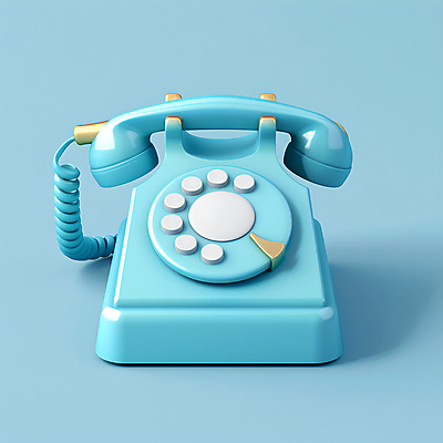 JPG 편집이미지 사람없음 파란색 3D 전화기 광택 다이얼 편집3D AI컴퓨터그래픽 AI콘텐츠 컬러 디지털합성 파일형식