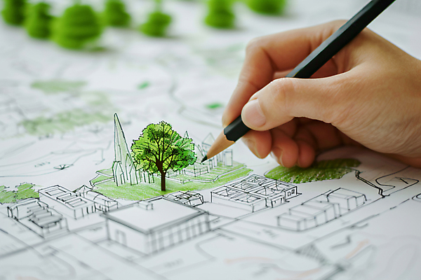 JPG 나무 편집이미지 손 종이 신체부위 연필 잡기 도시 그리기 계획 스케치 디지털합성 친환경 정부정책 정책 편집실사 AI인물포토 AI콘텐츠 식물 컨셉 모션 학용품 미술 사람 필기구 환경 CG 파일형식 AI포토