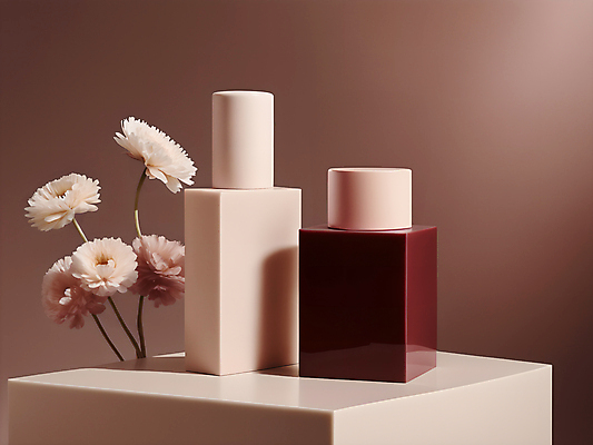 JPG 편집이미지 꽃 국화 사람없음 뷰티 화장품 디지털합성 모던 심플 스킨케어 공병 베이지색 목업 편집소스 세련 2025년 트렌드컬러 편집실사 모카무스 AI포토 AI콘텐츠 식물 컬러 연도 CG 병_담는 파일형식