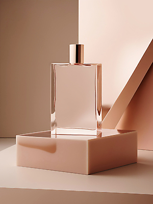 JPG 편집이미지 사람없음 뷰티 화장품 향수 디지털합성 모던 심플 공병 베이지색 목업 편집소스 세련 편집실사 AI포토 AI콘텐츠 컬러 CG 병_담는 파일형식