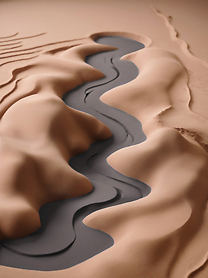 JPG 편집이미지 모래 자연 사람없음 사막 디지털합성 심플 점토 클레이아트 물길 베이지색 편집소스 2025년 미니멀 트렌드컬러 편집실사 모카무스 AI컴퓨터그래픽 AI콘텐츠 길 컬러 공예 연도 CG 생태계 파일형식