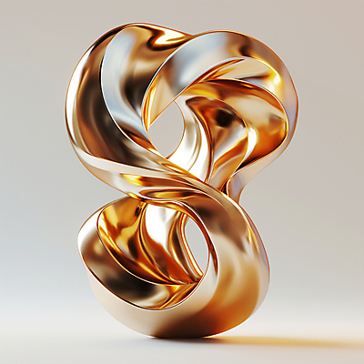 JPG 편집이미지 디자인 예술 백그라운드 곡선 추상 사람없음 반짝임 조형물 3D 금속 금색 고급 디지털합성 웨이브 편집소스 편집3D AI컴퓨터그래픽 AI콘텐츠 선 컬러 컨셉 무늬 모션 재질 미술 파일형식