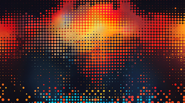 JPG 편집이미지 디자인 백그라운드 패턴 추상 밝음 사람없음 반짝임 점 배열 디지털합성 편집소스 이미지편집 편집실사 AI컴퓨터그래픽 AI콘텐츠 무늬 모션 CG 파일형식