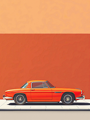 JPG 편집이미지 도로 벽 백그라운드 자동차 거리 풍경 사람없음 도시풍경 주황색 도시 디지털합성 모던 심플 편집소스 편집실사 길 육상교통 컬러 교통시설 CG 파일형식