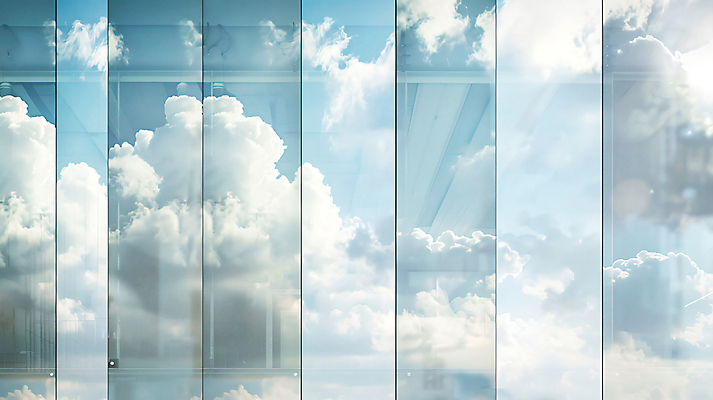 JPG 구름 편집이미지 백그라운드 창문 하늘 사람없음 파란색 반사 맑음 편집실사 AI포토 AI콘텐츠 자연요소 컬러 날씨 CG 파일형식