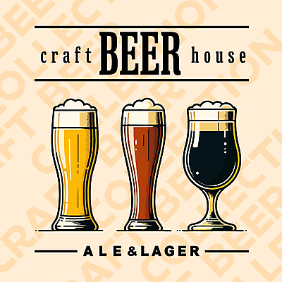 일러스트 맥주 주류 사람없음 맥주잔 흑맥주 에일맥주 국내일러스트 AI파일 음료 술잔 파일형식 벡터