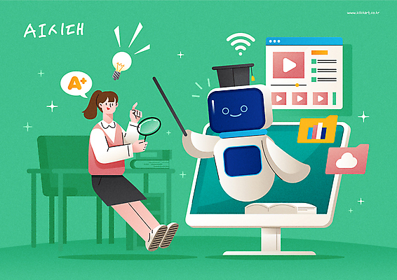 전신 구름 학생 여자 교육 교복 말풍선 의자 일러스트 학사모 전구 청소년 돋보기 한명 책 초록색 모니터 로봇 책상 파일 에이플러스 동영상 십대여자한명만 AI_인공지능 국내일러스트 AI파일 자연요소 모자_잡화 1 옷 컬러 가구 졸업 사람 컴퓨터 점수 여자한명만 십대여자만 파일형식 벡터