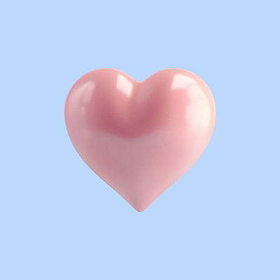 PSD 아이콘 분홍색 화이트데이 발렌타인데이 사랑 사람없음 3D아이콘 3D 하트 디지털합성 모양 감정 컬러 데이이벤트 파일형식