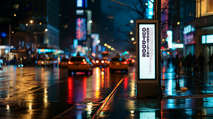 PSD 편집이미지 자동차 타이포그라피 사람없음 스크린 도시 버스정류장 야간 보케 옥외간판 옥외광고 목업 카피스페이스 이미지편집 자연요소 문자 육상교통 간판 공백 역 파일형식