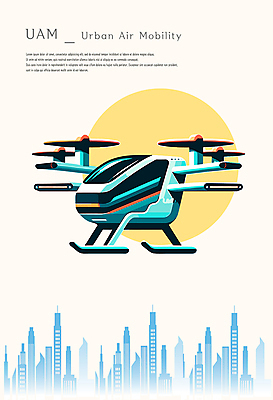 교통수단 백그라운드 일러스트 미래 빌딩 타이포그라피 사람없음 비행 발전 미래도시 베이지색 디지털뉴딜 드론택시 미래산업 국내일러스트 AI파일 문자 산업 컬러 교통 컨셉 건물 도시 택시 파일형식 벡터 뉴딜정책