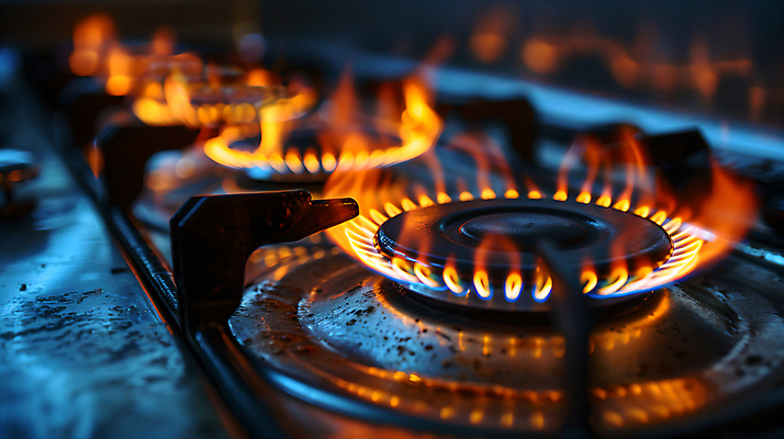 JPG 편집이미지 불 사람없음 주방 분위기 가스레인지 화재 불조심 편집실사 AI포토 AI콘텐츠 자연요소 컨셉 가전제품 레인지 사건 CG 파일형식