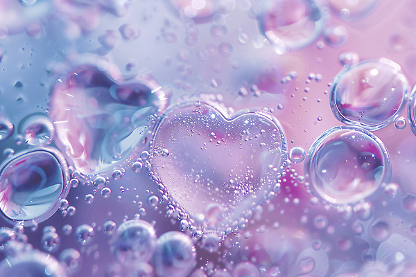 JPG 편집이미지 백그라운드 사람없음 보라색 물감 거품 화려 디지털합성 버블 편집실사 AI포토 AI콘텐츠 컬러 컨셉 미술도구 CG 파일형식