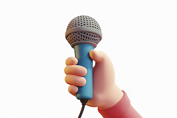 JPG 편집이미지 손 신체부위 3D 모형 흰색 잡기 디지털합성 마이크 편집3D AI컴퓨터그래픽 AI콘텐츠 컬러 음향기기 모션 사람 파일형식