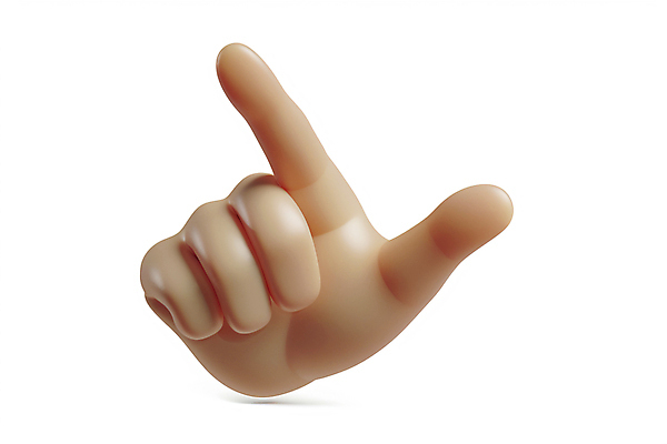 JPG 편집이미지 손 신체부위 3D 모형 흰색 가리킴 디지털합성 편집3D AI컴퓨터그래픽 AI콘텐츠 컬러 사람 손짓 파일형식