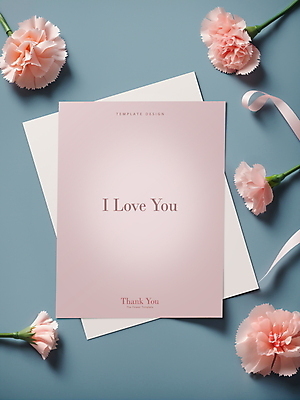 PSD 편집이미지 프레임 선물 사람없음 파란색 봄 감사카드 우아함 5월 카네이션 디지털합성 감사 가정의달 편집소스 이미지편집 계절 꽃 감정 컬러 컨셉 카드_감사 날짜 파일형식