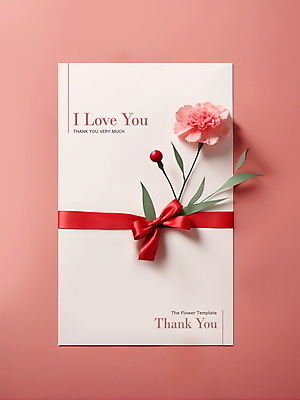 PSD 편집이미지 리본 분홍색 프레임 선물 사람없음 봄 감사카드 우아함 5월 카네이션 디지털합성 감사 가정의달 편집소스 이미지편집 계절 꽃 감정 컬러 컨셉 카드_감사 날짜 파일형식