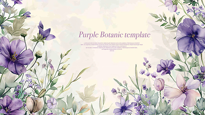 PSD 편집 편집이미지 꽃 사람없음 보라색 풀잎 우아함 디지털합성 카피스페이스 보테니컬아트 이미지편집 식물 컬러 컨셉 잎 공백 풀_식물 파일형식
