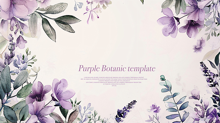PSD 편집 편집이미지 꽃 사람없음 보라색 풀잎 우아함 디지털합성 카피스페이스 보테니컬아트 이미지편집 식물 컬러 컨셉 잎 공백 풀_식물 파일형식