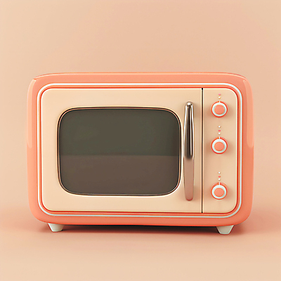 JPG 편집이미지 손잡이 사람없음 노란색 3D 전자레인지 편집3D AI컴퓨터그래픽 AI콘텐츠 컬러 가전제품 레인지 디지털합성 파일형식