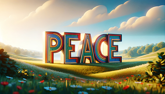 JPG 나무 구름 편집이미지 알파벳 꽃 하늘 초원 사람없음 초록색 3D 평화 전쟁 편집3D AI컴퓨터그래픽 AI콘텐츠 자연요소 식물 영어 컬러 컨셉 디지털합성 파일형식