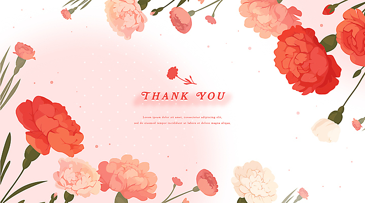 꽃잎 잎 일러스트 기념 선물 타이포그라피 사람없음 빨간색 축하 카네이션 꽃봉오리 감사 가정의달 카피스페이스 국내일러스트 AI파일 식물 문자 꽃 감정 컬러 컨셉 공백 5월 파일형식 벡터