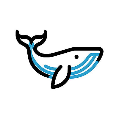 아이콘 선 사람없음 파란색 귀여움 고래 심플 미니멀 2D아이콘 AI파일 컬러 컨셉 포유류 수중동물 파일형식 벡터