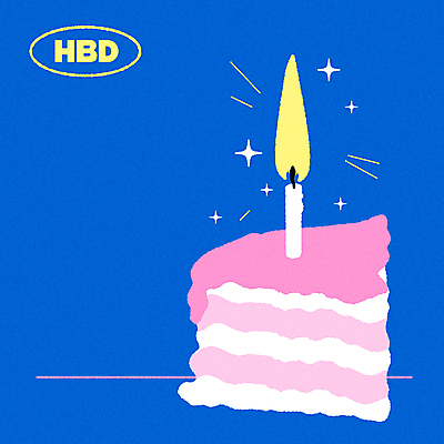 일러스트 촛불 불꽃 사람없음 파란색 반짝임 케이크 축하 생일 키치 국내일러스트 AI파일 카드프레임 기념일 컬러 컨셉 초 모션 불 디저트 프레임 파일형식 벡터