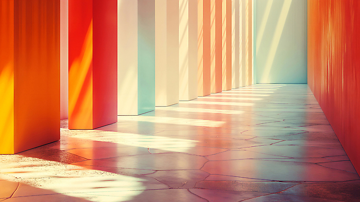 JPG 편집이미지 백그라운드 사람없음 빛 인테리어 컬러풀 공간 디지털합성 복고 편집소스 편집실사 AI포토 AI콘텐츠 디자인 컬러 CG 파일형식