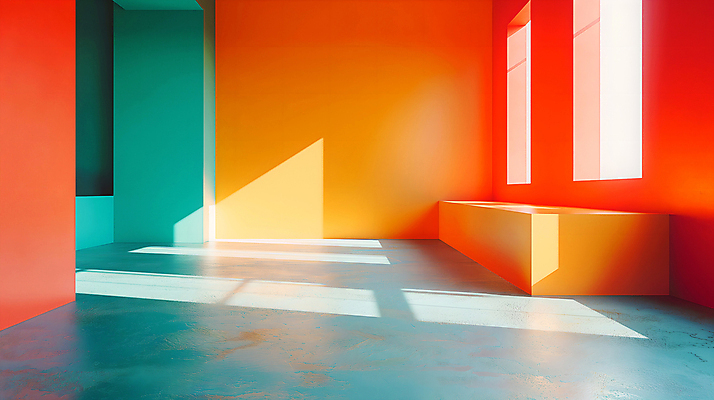 JPG 편집이미지 백그라운드 사람없음 빛 인테리어 컬러풀 공간 디지털합성 복고 편집소스 편집실사 AI포토 AI콘텐츠 디자인 컬러 CG 파일형식