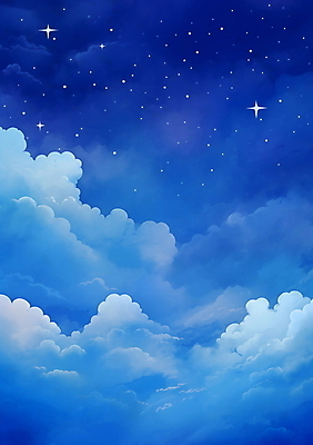 JPG 구름 백그라운드 야경 일러스트 자연 밤하늘 하늘 사람없음 새벽 남색 감성 국내일러스트 AI일러스트 AI콘텐츠 자연요소 컬러 컨셉 야간 생태계 파일형식 풍경_경치