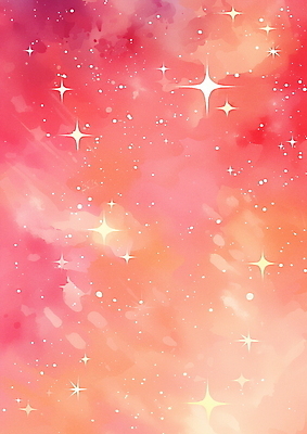 JPG 구름 분홍색 백그라운드 일러스트 하늘 수채화 사람없음 우주 팬시 은하수 성운 갤럭시 국내일러스트 AI일러스트 AI콘텐츠 자연요소 컬러 자연 파일형식