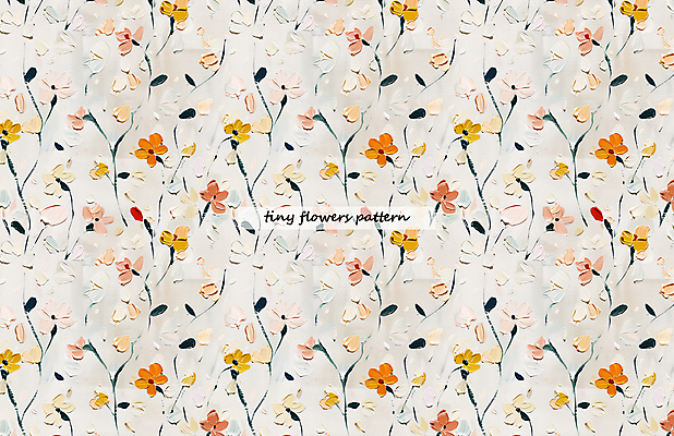 PSD 꽃 꽃무늬 패턴 일러스트 페인팅 사람없음 유화 국내일러스트 식물 무늬 미술 파일형식
