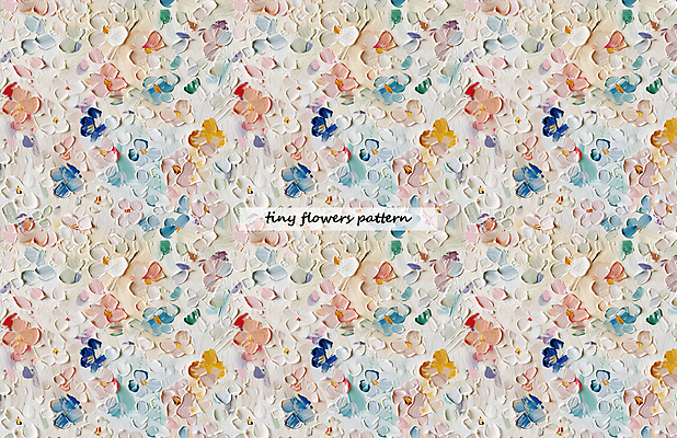 PSD 꽃 꽃무늬 패턴 일러스트 페인팅 사람없음 유화 국내일러스트 식물 무늬 미술 파일형식