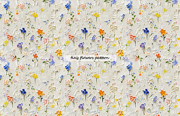 PSD 꽃 꽃무늬 패턴 일러스트 페인팅 사람없음 유화 국내일러스트 식물 무늬 미술 파일형식