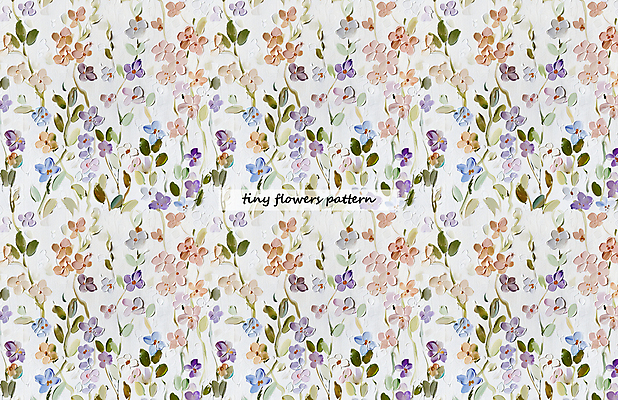 PSD 꽃 꽃무늬 패턴 일러스트 페인팅 사람없음 유화 국내일러스트 식물 무늬 미술 파일형식