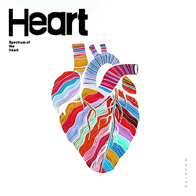 PSD 선 백그라운드 일러스트 추상 사람없음 그래픽 컬러풀 심장 디지털합성 드로잉 무지개색 편집소스 국내일러스트 컬러 무늬 미술 장기_의학 파일형식