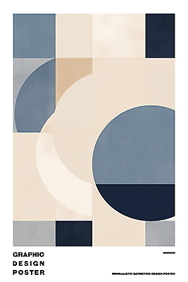 PSD 편집이미지 디자인 포스터 패턴 추상 미술 사람없음 그래픽 파란색 남색 조화 베이지색 조합 파스텔톤 미니멀 이미지편집 컬러 무늬 문화예술 파일형식