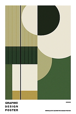 PSD 디자인 포스터 일러스트 추상 사람없음 장식 초록색 그림 조형 벽장식 미니멀 국내일러스트 컬러 무늬 파일형식