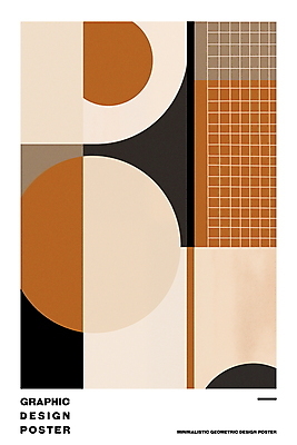 PSD 포스터 일러스트 추상 사람없음 그래픽 장식 주황색 모던 그림 조형 벽장식 미니멀 국내일러스트 컬러 무늬 파일형식