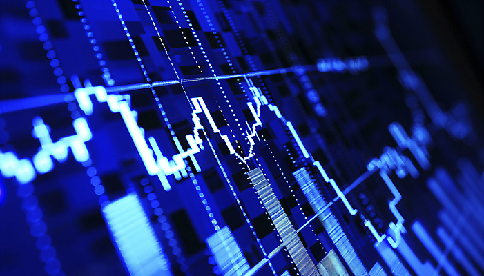 JPG 편집이미지 비즈니스 그래프 사람없음 경제 파란색 주식 하락 시장경제 편집실사 AI컴퓨터그래픽 AI콘텐츠 컬러 컨셉 금융 CG 파일형식