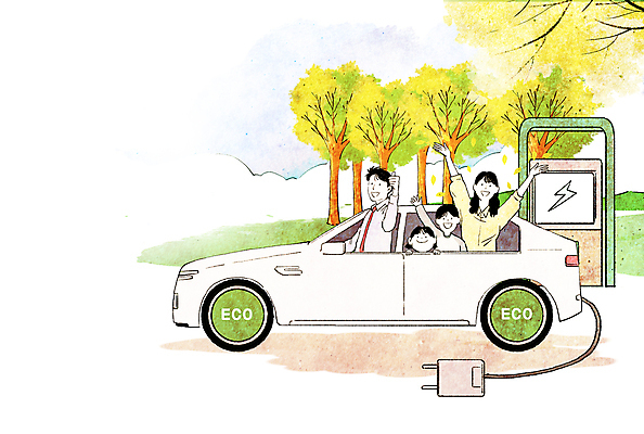 PSD 나무 여자 남자 어린이 일러스트 가족 자연 소녀 소년 여러명 상반신 성인 초록색 손들기 만세 에코 따봉 기후변화 전기자동차 충전소 국내일러스트 식물 컬러 다수 관계 모션 자동차 날씨 사람 환경 최고 변화 생태계 충전 파일형식