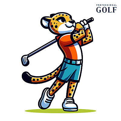 한마리 스포츠 골프 일러스트 골프클럽 사람없음 골프채 골퍼 스윙 호랑이캐릭터 국내일러스트 AI파일 1 동물캐릭터 포즈 운동선수 골프용품 구기 호랑이 파일형식 벡터