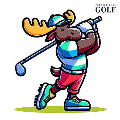 한마리 스포츠 골프 일러스트 골프클럽 사람없음 골프채 골퍼 스윙 사슴캐릭터 국내일러스트 AI파일 1 동물캐릭터 포즈 사슴 운동선수 골프용품 구기 파일형식 벡터