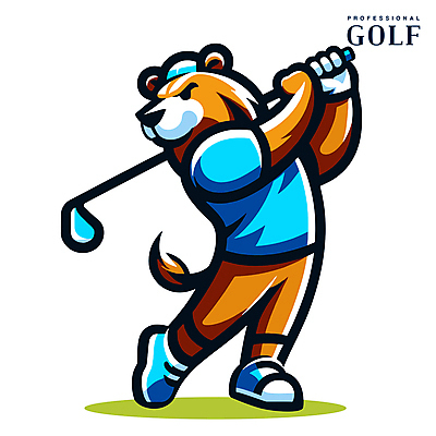 한마리 스포츠 골프 일러스트 골프클럽 사람없음 골프채 골퍼 스윙 호랑이캐릭터 국내일러스트 AI파일 1 동물캐릭터 포즈 운동선수 골프용품 구기 호랑이 파일형식 벡터