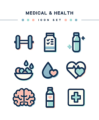 아이콘 음료 십자가 채소 의학 건강 병원 사람없음 물 아령 샐러드 물방울 심장 수분 오브젝트 뇌 건강식 심전도 영양제 이온음료 2D아이콘 AI파일 자연요소 음식 약 장기_의학 파일형식 벡터
